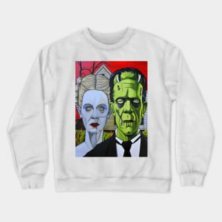 Mr & Mrs Frankenstein Gothic Crewneck Sweatshirt